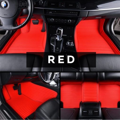 ToughMats' red diamond custom mats: A royal ride awaits