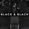 black and black custom car mats - made in the UK