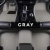 ToughMats' gray diamond custom car floor mats for a stylish look.