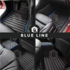 Blue Sports Diamond Car Mats UK
