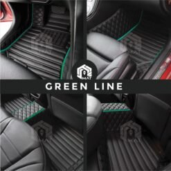 Green Sports Diamond Car Mats UK