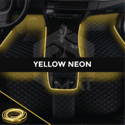 ToughMats neon yellow diamond custom floor mats: Elevate your car interior