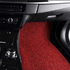 Black and RED double Layer Custom Car Mats (Driver Side Mat)