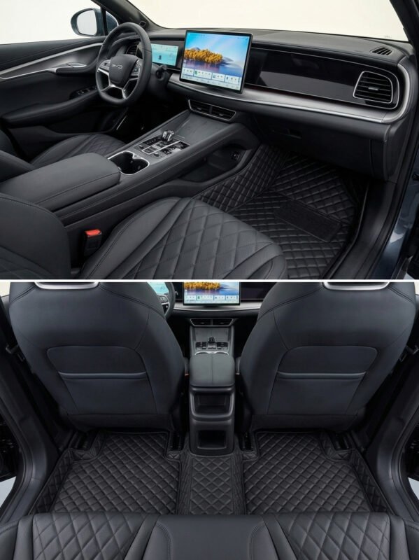 BYD Custom Car Mats UK BLACK COLOR
